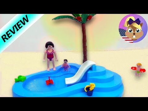 playmobil swimming pool - Playmobil Baby Pool demo
