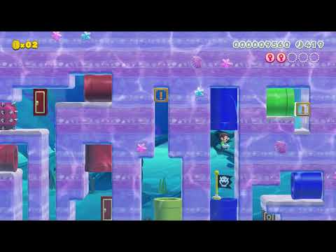 Super Mario Maker 2 |⚫Meowser's Underwater Park⚫ | by Me