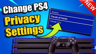 How to Change PS4 Privacy Settings + Recommended Settings! (PS4 Tips & Tricks)