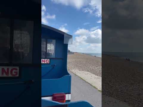 #train #beach #beachtrain #bognor #holiday #summer #trainalongthebeach #sea #seaside #uk #shorts