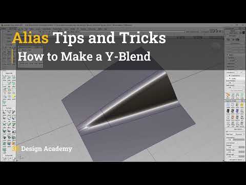 Alias Tips and Tricks 6 - How to Make a Y Blend