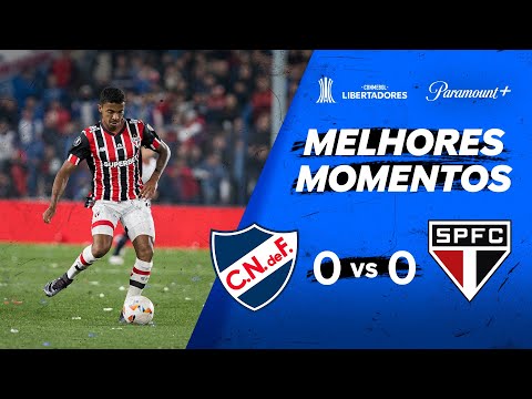 Gols e lances de Nacional-URU x São Paulo