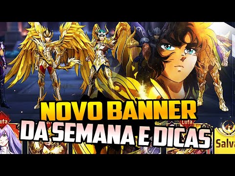 BANNER DA SEMANA E DICA PRA NÃO PERDER O GATO FULL | Saint Seiya Awakening