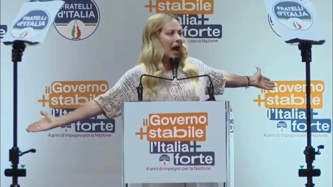 MELONI: "CI SONO STATI GIORNI IN CUI MI È SEMBRATO DI NUOTARE DENTRO LA COLLA MA NON HO MOLLATO"
