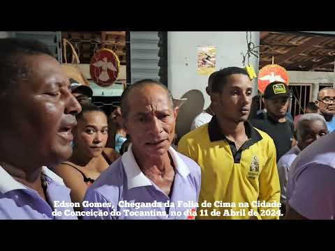 Edson Gomes,  Cheganda da Folia de Cima na Cidade de Conceição do Tocantins, no dia 11/04/2024.