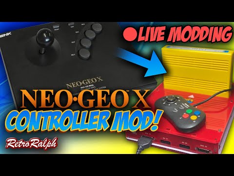 Awesome Neo Geo X Controller MOD - Use it with a consolized MVS or AES System!