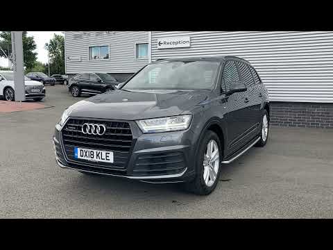 2018 Used Audi Q7 S line 3.0 TDI quattro 272 PS tiptronic | Stoke Audi