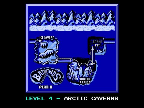 High Level Battletoads Gameplay in Arctic Caverns