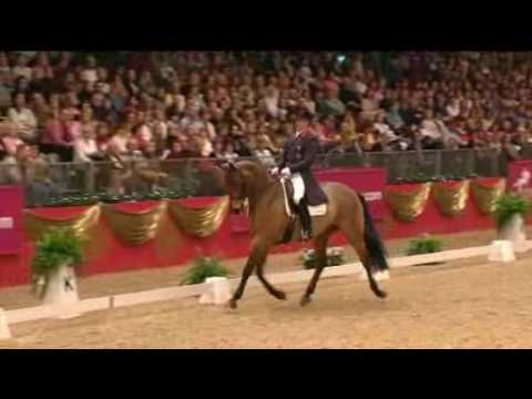 Dressage Olympian Richard Davison @ Olympia for the Kur
