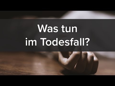 Todesfall: Wichtige Schritte im Todesfall auf einen Blick