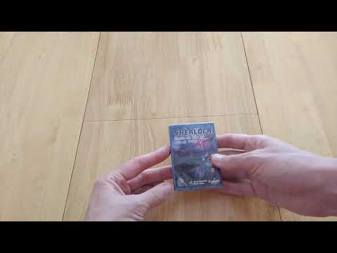 Sherlock: Death on the 4th of July. Preview. Mystery card game. * Amass Games * story telling puzzle