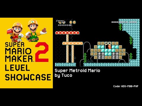 Super Metroid Mario by Tuco - SMM2 Level Showcase *NO COMMENTARY*