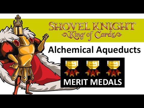 Shovel Knight King of Cards | Alchemical Aqueducts Merit Badges