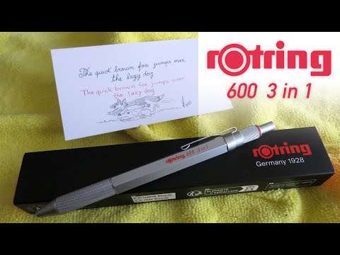 Rotring 600 "3 in 1" Unboxing and Review