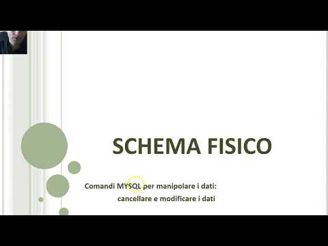 schema fisico 09 DML query di aggiornamento