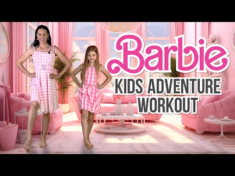 Kids Workout (Barbie Adventure Workout) Barbie Goes To The REAL WORLD!
