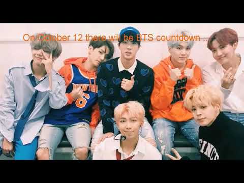 BTS special countdown on October 12.