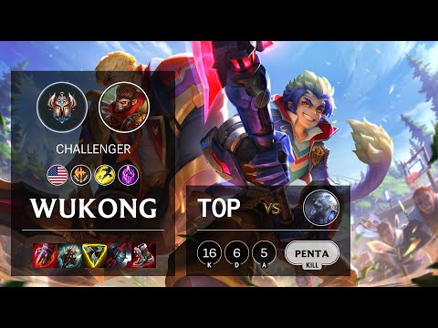 Wukong Top vs Volibear - NA Challenger Patch 11.7