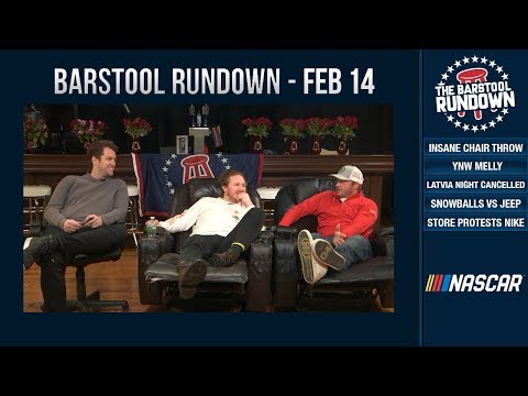 Crazy "Influencer" Throws a Chair Off Balcony  - February 14, 2019 - Barstool Rundown