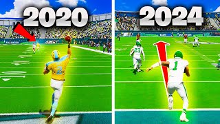 Scoring A 99 Yard Touchdown With Jalen Hurts In EVERY Madden EVER!