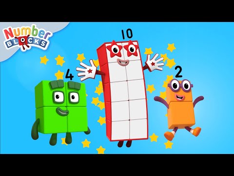 Conte até 10 | 60 Minutos Aprenda a Contar | @NumberblocksPortugues