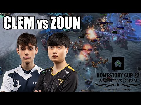 Epic PvT! Zoun vs Clem - BO5 - PvT - HomeStory Cup XXII