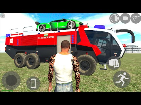 Indian Bikes Driving 3D New Update Firefighter Truck Lamborghini Car Simulator - Android Gameplay.
