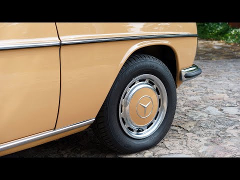 w114 Mercedes-Benz 230.6 in 470H Colorado Beige Farbe 1975