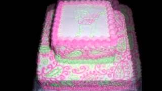 girl baby shower cake