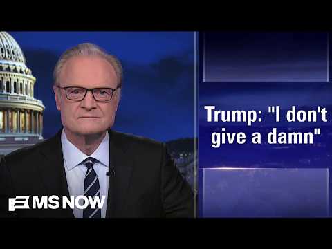 Lawrence: Trump's response to Obama’s criticism on the campaign trail is, 'I don't give a damn'