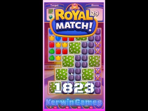 Royal Match Level 1823 - No Boosters Gameplay