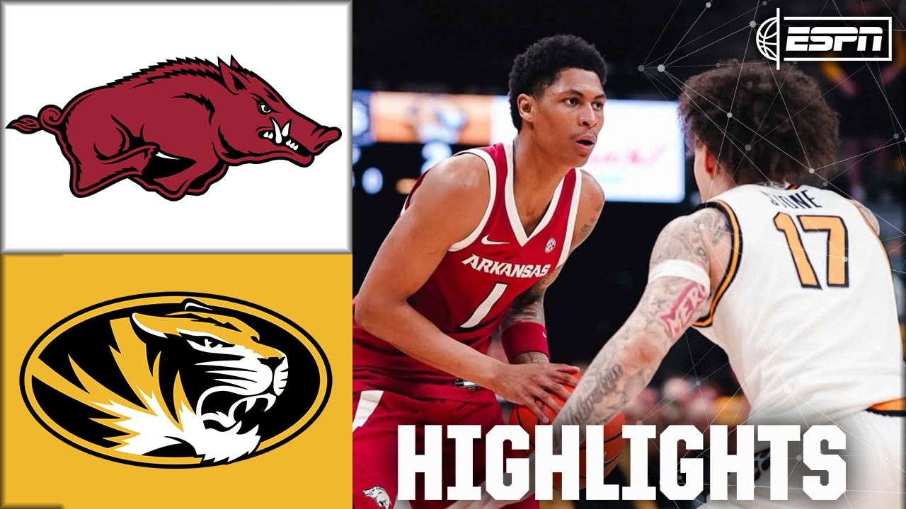 DOWN TO THE WIRE 🔥 Arkansas Razorbacks vs. Missouri Tigers | Full Game Highlights | ESPN CBB