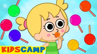 🍭 Lollipop Song | I Love Lollipops | KidsCamp Nursery Rhymes