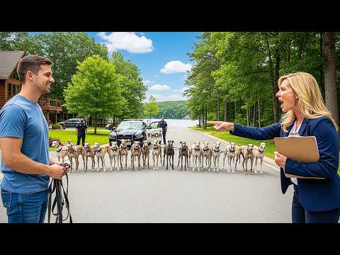 They Fined Me for a Loose Dog, So I Leashed 10 Greyhounds Together and Blocked the Street!