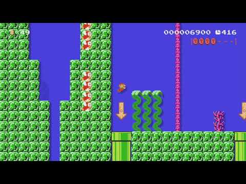 Super Ouoyupot bros 2-5 Swimming by Marcelo - Super Mario Maker - No Commentary 1bm