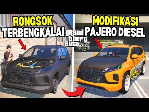 Aku Modifikasi Mobil Pajero Diesel Langka Untuk Ikut Diesel War - GTA 5 MOD