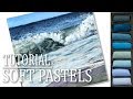 How to draw waves with soft pastels | Easy drawing tutorial for beginners