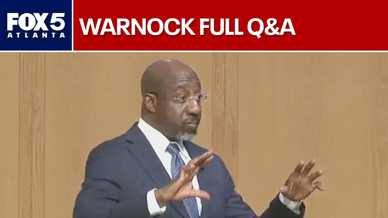 Sen. Warnock town hall, full fiery Q&A portion | FOX 5 News