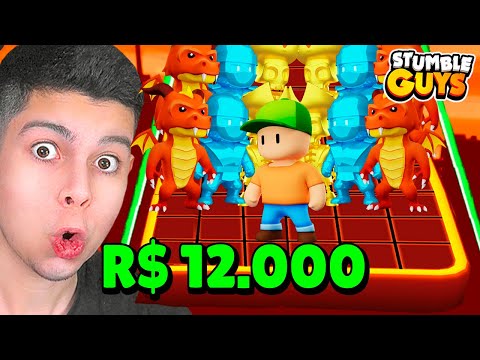 ENFRENTEI UM TORNEIO VALENDO $12.000 NO STUMBLE GUYS!