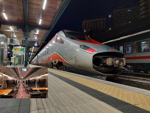 Viaggio in 1° Classe sul Frecciargento ETR 600 da Genova Piazza Principe a La Spezia Centrale