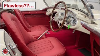 A look at the all new interior on our Austin Healey 100/4