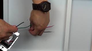 Wiring a Control with 1 Black Wire, One Red Wire, and One White Wire (Multilocation with a Pico)
