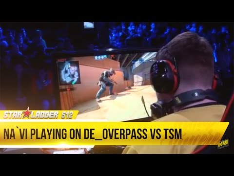 Na`Vi playing on de_overpass vs TSM