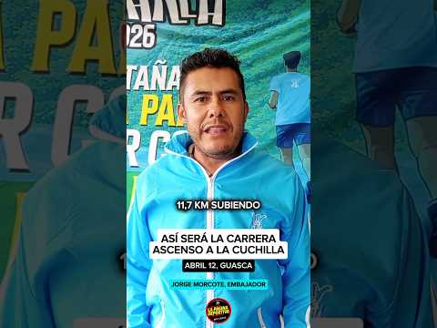 Así será la carrera de ascenso a La Cuchilla, en Guasca, Cundinamarca. 11,7k. #Running #Atletismo