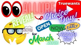 Allure March 2026 Beauty Box | Choice Day Is OPEN + Add‑Ons Walkthrough & How‑To | Beauty Finds