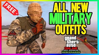 GTA 5 Online - ALL New MILITARY OUTFITS - How To UNLOCK Rare Clothing For FREE (GTA V Update)