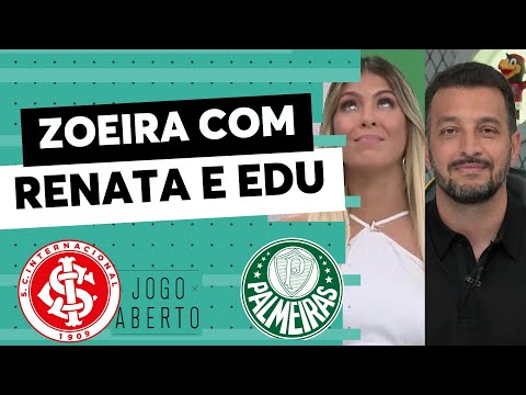 Zoeira Jogo Aberto: Renata e Dracena aguentam a zoeira após derrotas de Inter e Palmeiras