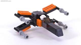 🔄 LEGO Star Wars Toys R Us Poe Dameron X Wing mini build review! re upload 20151105