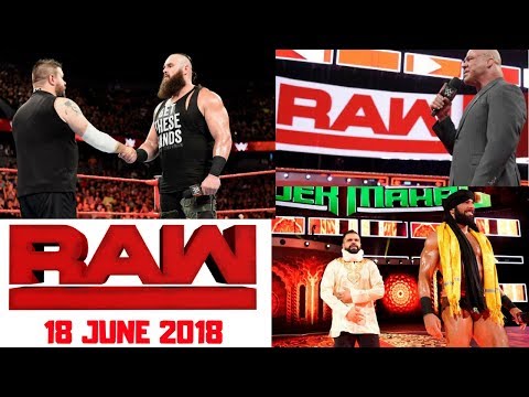 WWE RAW 18 June 2018 Highlights HD   WWE Monday Night Raw 6 18 2018 Highlights