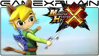 Toon Link in Monster Hunter X - Introduction Trailer